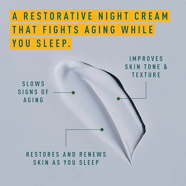 Face Moisturizer, Night Cream, Overnight Moisturizer (1.7 Ounce) - Anti Aging Nighttime Moisturizer, Creatine to Stimulate...
