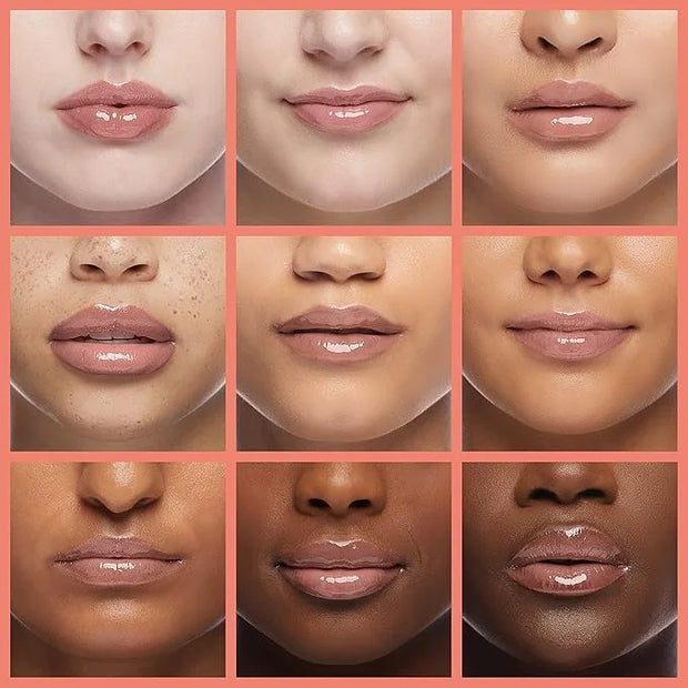 Miniling Hydrating Plumping Lip Oil Gloss Balm Care Transparent Toot Oil, Tinted Sheer Color Liquid Moisturizing Non-Stick...