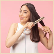INFINITIPRO BY CONAIR Frizz Free Titanium Ceramic Flat Iron, 1-inch - Product Image