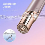 Facial Hair Remover for Women, Painless Womens Facial Hair Remover with 2 Replacement Heads, Lipstick-Sized, USB Rechargea...