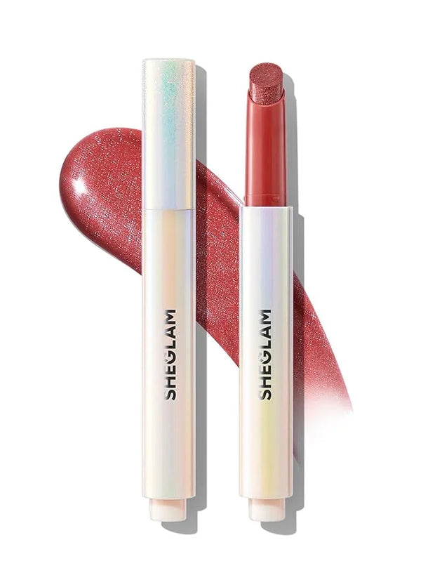 SHEGLAM Pout-Perfect Moisturizing Solid Lip Gloss Shimmer Lip Plumper - First Crush - Product Image