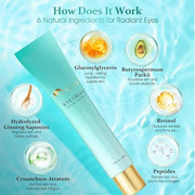 Advanced Eye Cream for Dark Circles - Targeted Solution for Wrinkles, Puffiness, and Firmness - Proven Efficacy with Cynan...
