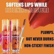 3 Colors Duck Lip Plumper Gloss, Glitter Shine Primer Lip Tint Korean Clear Plumping Lip Gloss, High Pigment No Sticky Sex...
