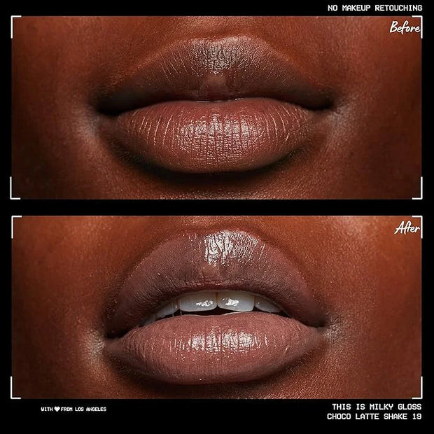 NYX PROFESSIONAL MAKEUP This Is Milky Gloss, Lip Gloss with 12 Hour Hydration, Vegan - Choco Latte Shake (Milk Chocolate) ...
