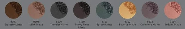 Espresso Coffee Chocolate Chestnut Cocoa Brown Matte Opaque Pressed Powder Single Vegan Eyeshadow; Talc, Paraben & Cruelty...