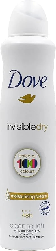 Dove Antiperspirant Deodorant Spray, International Version, 250 ml (Pack of 5) - Product Image