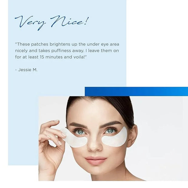AZURE Hyaluronic & Retinol Anti Aging Under Eye Pads- Moisturizing & Rejuvenating Eye Mask Patches - Reduces Fine Lines, W...