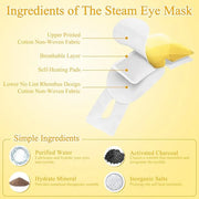 16 Packs Steam Eye Mask, Heated Eye Mask for Sleeping, Warm Compress for Eyes, Self Heating Disposal Eye Mask Comfortable ...