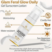 Non-Greasy Gel Sunscreen Lotion, Broad