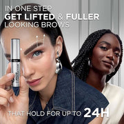 L'Oreal Paris Infallible Up To 24H Wear Brow Lamination, Water-Resistant Longwear Eyebrow Gel Make Up, Clear/Transparent, ...