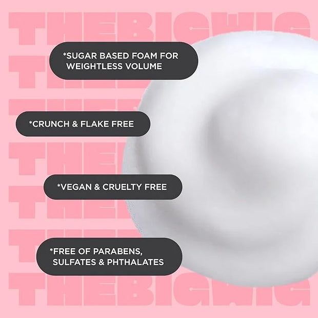Cake Beauty Volumizing Mousse, The Big Wig - High Volume, Flexible Hold Hair Mousse with 450 F Heat Protection - For All H...