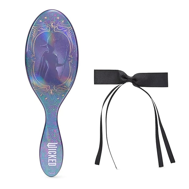 Wet Brush Original Detangler Hair Brush Elphaba (Wicked) Kit - Ultra-Soft IntelliFlex Bristles - Detangling Brush Glides T...