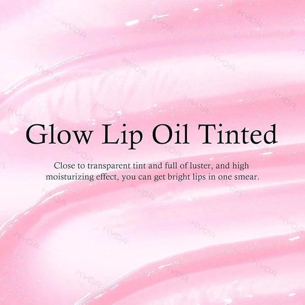 KYDA Hydrating Lip Glow Oil, Color Changing Tint, Moisturizing Lip Oil, Glossy Transparent Plumping Lip Gloss, Tinted Lip ...