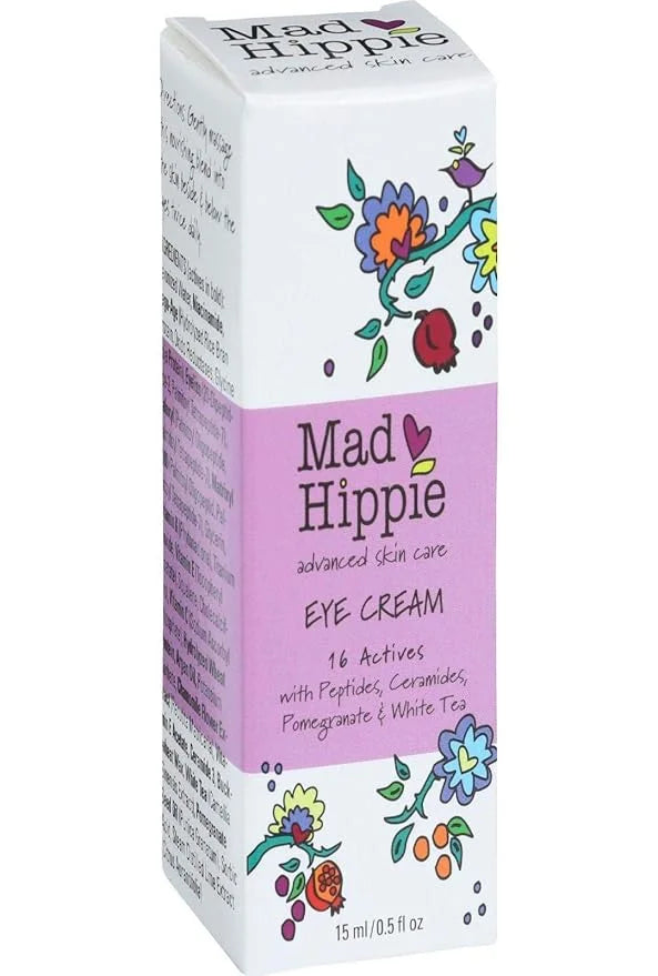 Mad Hippie Eye Cream - Anti-Aging Under Eye Cream for Dark Circles and Puffiness with Niacinamide, with Skin-Brightening V...