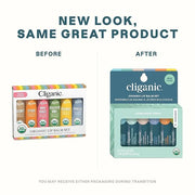 Cliganic Organic Lip Balm Set (4