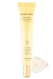 Honey Bee Collagen Fine Line Firming Eye Cream for Puffiness and Bags Under Eyes w/Vitamin C, 4 Peptides & Niacinamide | B...