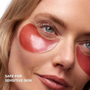 DRMTLGY Brightening Eye Masks (30 Pairs) - Caffeine Eye Masks for Dark Circles and Puffiness with Hyaluronic Acid, Eye Pat...