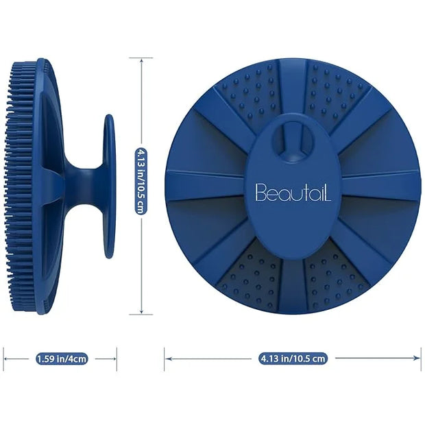 Silicone body scrubber shower bath