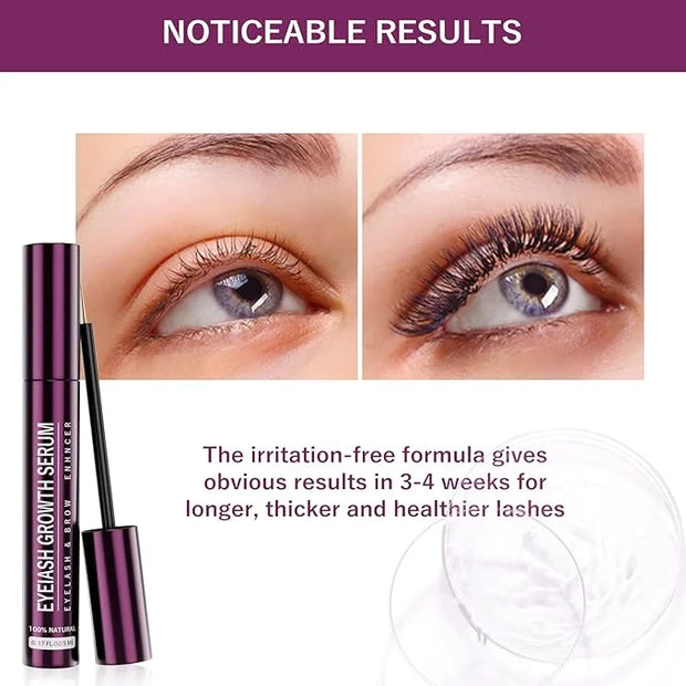 EYELASH Growth Serum for Longer Fuller Healthier Eyelashes and Brows Natural Formula 5ML (5ML, Count, 1) - Product Image