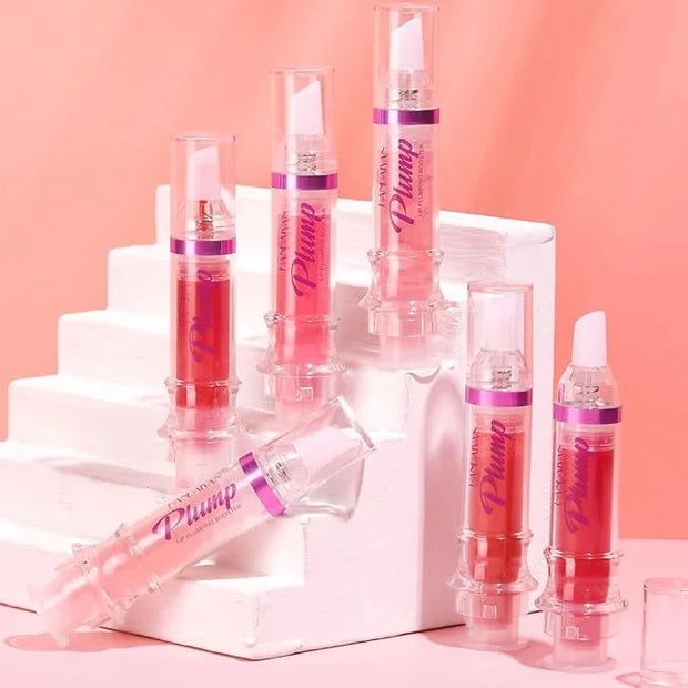 Plumping Lip Oil With Chili Extract - Fuller Lips Instantly! Ultra-Hydrating & Nourishing, Glossy Finish Lip Glow Oil, Lip...