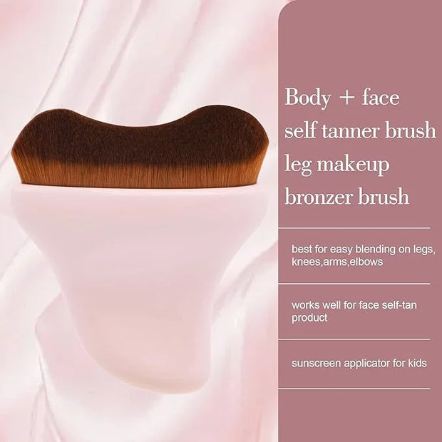 Self Tanner Brush - Kabuki Brush Body Leg Makeup Brush for Self Tanning Gel Tanning Lotion,Sunscreen - Self Tanning Mitt B...