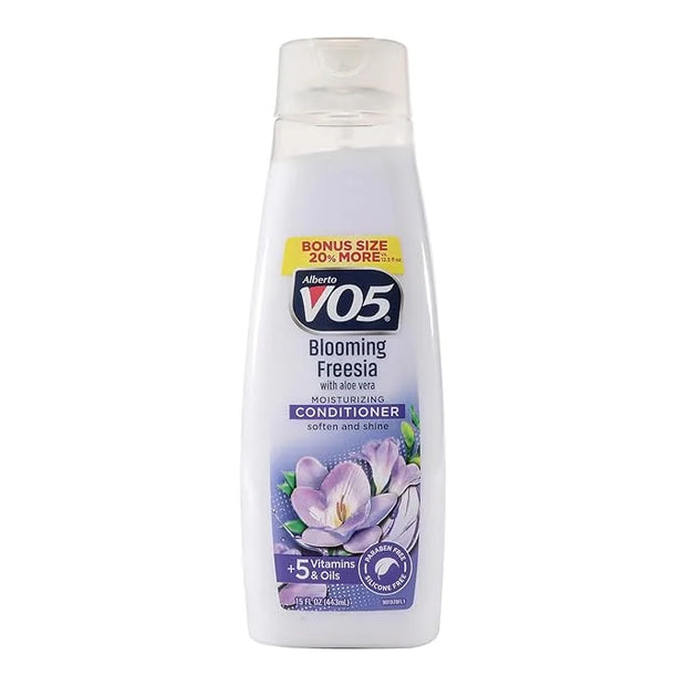 Alberto VO5 Blooming Freesia Revitalizing Conditioner - Hair Conditioner Formulated with Essential Vitamins and Oils - Fre...