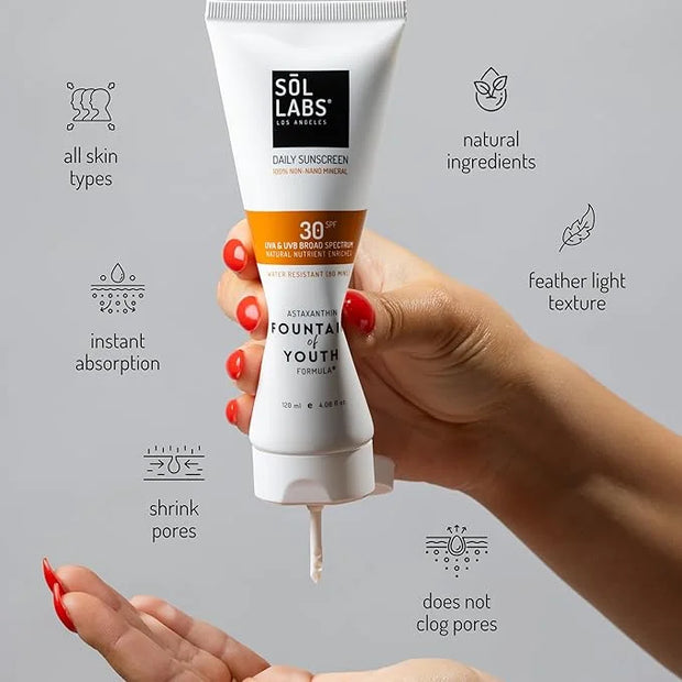 Korean Sunscreen for Face SPF 30 | Zinc Oxide Sunscreen, No White Caste Reef Safe Sunscreen with Korean Mineral Sunscreen ...