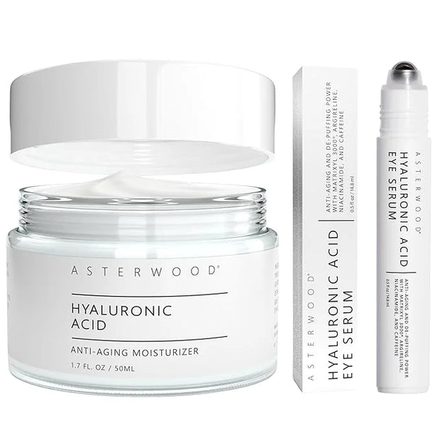 Asterwood Hyaluronic Acid Moisturizer + Hyaluronic Acid Eye Serum - Product Image