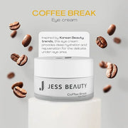 JESS BEAUTY | Coffee Break Eye Cream with 1% Caffeine, Squalane and Panthenol I Beauty and Self Care - Korean Beauty Eye C...
