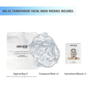 MR.ICE Gel Face Ice Pack Mask, 2 Cooling Masks for Face Swelling, ice face mask Reusable Cold Hot Compress for Puffiness, ...