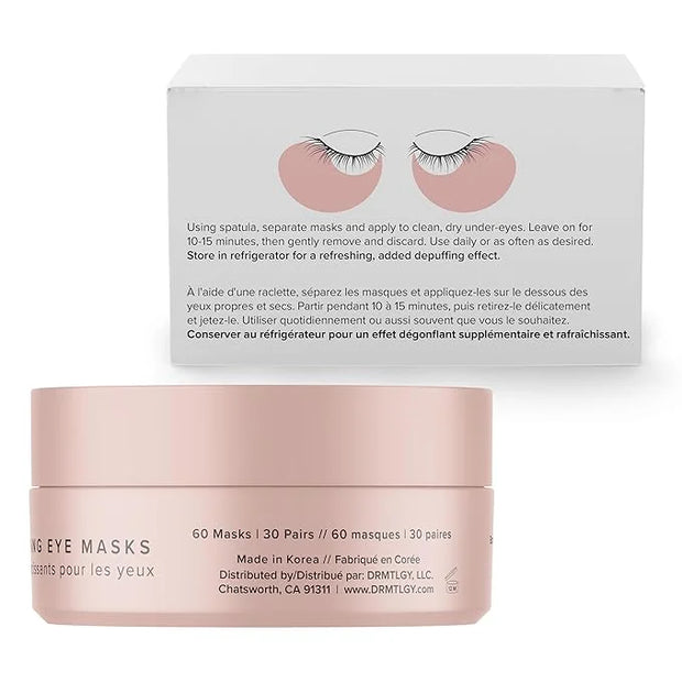 DRMTLGY Bright Eyes Set: HPR Eye Cream & Brightening Eye Masks - Target Dark Circles, Puffiness, Wrinkles, and Bags Under ...