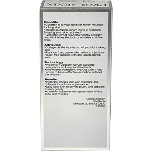 Collagen Face Serum Skin Care Moisturizer Booster. Instant Plumping Serum With Hyaluronic Acid To Plump Fine Lines. 1 Fl O...