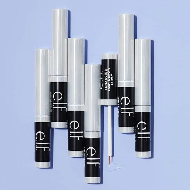 e.l.f. Enhancing Lash & Brow Serum, Promotes Longer-Looking Lashes & Brows, Nourishing & Conditioning Formula, Clear, 0.12...