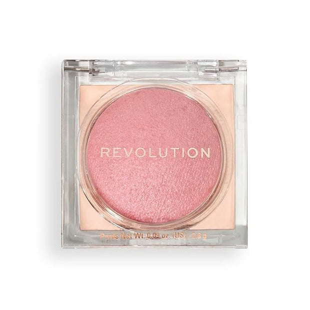 Revolution, Beam Bright Blush, Blendable & Buildable Face Powder Blush, Luminous Finish for Radiant Cheeks, Vegan & Cruelt...