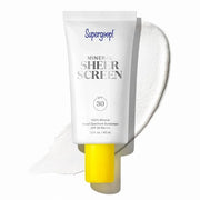 Supergoop! Mineral Sheerscreen SPF 30 PA+++, 1.5 fl oz - 100% Mineral, Broad Spectrum Face Sunscreen + Primer + Helps Filt...