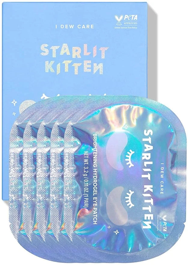 I DEW CARE Hydrogel Eye Patch - Starlit Kitten, 5 EA + Skincare Set - Kitten My Balance On Bundle - Product Image