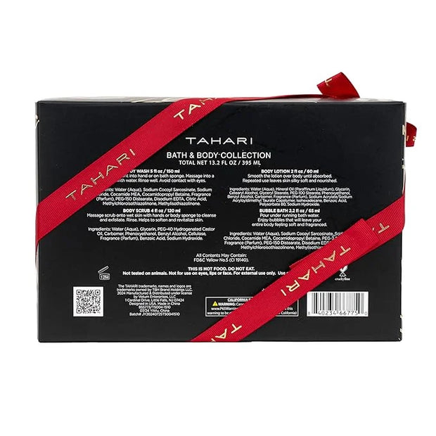 Tahari Vanilla Jasmine Spa Gift Set for Women – Luxurious Bath Kit with Body Lotion, Body Wash, Hand Cream & Body Mist – P...