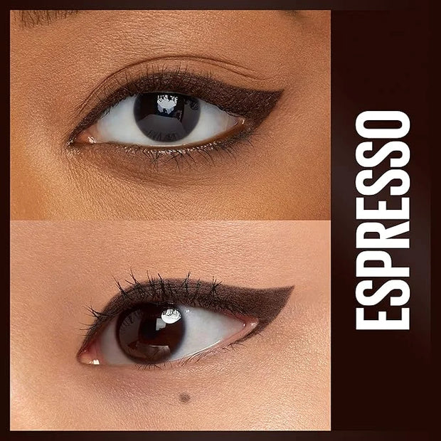 Maybelline Unstoppable Waterproof Mechanical Brown Eyeliner Pencil, Easy to Apply, Smooth Glide, Up to 24 Hour Wear, Espre...