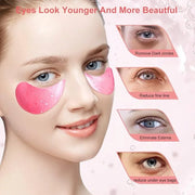 Eye Mask, Under Eye Patches 30 Pairs- Dark Circles, Puffy Eyes Treatments–Reduce Wrinkles and Fine Lines, Hydrating and An...