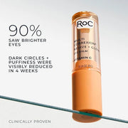 RoC Multi Correxion Revive + Glow Vitamin C Eye Balm (0.14 oz) with Retinol Eye Cream Packette - Product Image