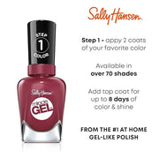 Sally Hansen Miracle Gel Nail Polish, Shade Bordeaux Glow 469 (Packaging May Vary) (Pack of 2) - Product Image