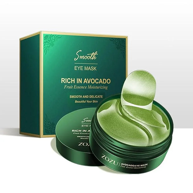 Avocado Eye Mask 60 Pcs, Under Eye Patches for Dark Circles and Puffiness, Moisturizing Nourishing Eye Treatment Mask, Moi...