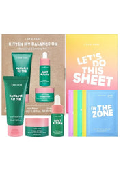 I Dew Care Heartleaf Skincare Set - Kitten My Balance On + Sheet Mask Pack - Let's Do This Sheet, (5 ea) Bundle - Product ...