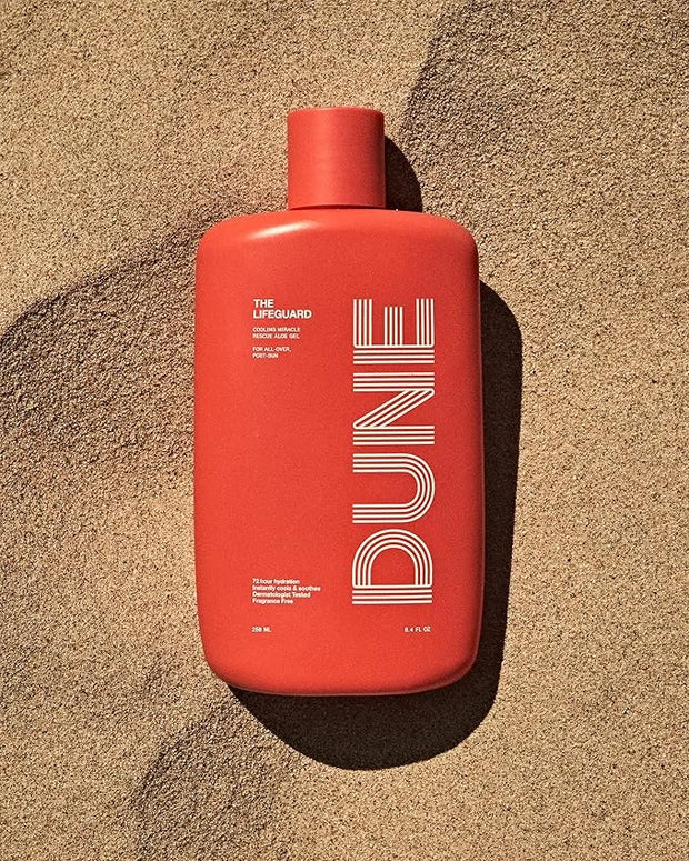The Lifeguard - Miracle Rescue Aloe Vera Gel for All-Over Sunburn Relief, Instantly Cooling, Hydrating Moisturizer, Non-St...