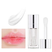 Hydrating Lip Glow Oil Set, Plumping Lip Oil Moisturizing Nourishing Shiny No-Sticky Transparent Tinted Lip Gloss Balm, Na...