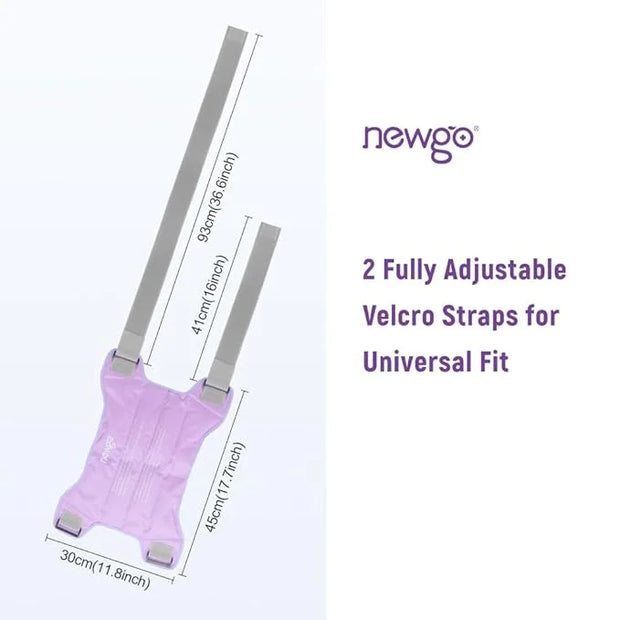 NEWGO Bundle of Gel Eye Mask and Hip Ice Pack Purple - Product Image