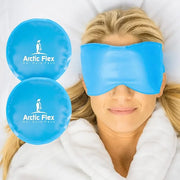 Arctic Flex Cold Eye Mask - Gel Ice Pack for Cool Sleeping, Dry Night Treatment - Reusable Hot Spa Therapy for Sleep, Skin...
