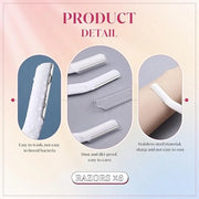 Lasnten 6Pcs Dermaplane Razor Eyebrow Facial Razor for Women Men Single Blade Multipurpose Eyebrow Trimmer Skin Hair Remov...