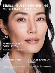 depology Serum-Infused Micro Dart Patches | 4 Pairs Eye Mask | Under Eye Patches for Wrinkles | Fine Lines | Hydrating Eye...