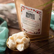 Raw Mango Butter - 100% Natural Skin and Hair Moisturizer - Use with Shea in DIY Whipped Body Butter, Mango Body Lotion, L...